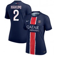 Camisa de Futebol Paris Saint-Germain Achraf Hakimi #2 Equipamento Principal Mulheres 2024-25 Manga Curta